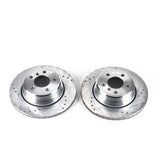 Power Stop 02-06 BMW X5 Rear Evolution Drilled & Slotted Rotors - Pair - EBR668XPR