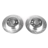 Power Stop 03-06 Mercedes-Benz CL500 Rear Evolution Drilled & Slotted Rotors - Pair - EBR1050XPR