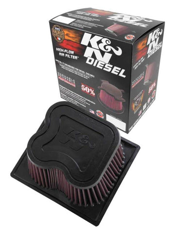 K&N 10-11 Dodge Ram 2500/3500/4500/5500 6.7L L6 Diesel Replacement Air Filter - E-0787