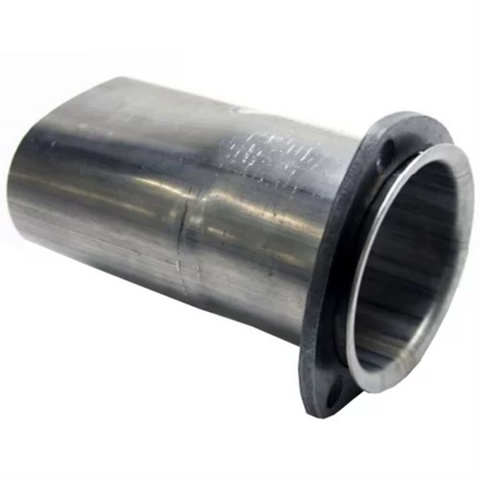 Granatelli 3.0in Round to 3.0in Oval Exhaust Adapter w/Floating 3 Bolt Header Flange - 313534