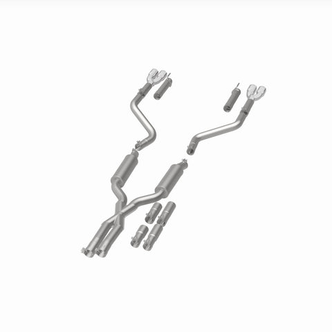 MagnaFlow 2017+ Dodge Challenger 409 SS Polished 3in Quad Tips Cat-Back Exhaust - 19367