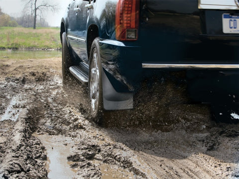 WeatherTech 00-06 Chevrolet Suburban No Drill Mudflaps - Black - 110006-120006