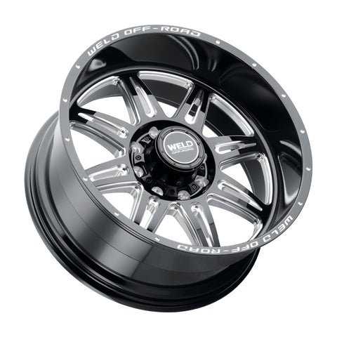 Weld Cheyenne W132 Series 20x10 / 8x170 BP / -18 Offset / 4.75 BS / 125.1 Bore - Gloss Black MIL - W13200017475