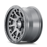 Dirty Life 9311 Enigma Pro 17x9/5x139.7 BP/-38mm Offset/108.1mm Hub Satin Graphite Wheel - Beadlock - 9311-7936MGT38