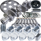 Eagle Chevrolet 350 Balanced 1Pc Rear Seal Rotating Assembly Kit .040 Bore Dome 153 Tooth Flex Plate - B13005L04053