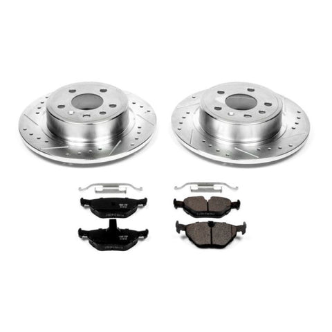 Power Stop 99-10 Saab 9-5 Rear Z23 Evolution Sport Brake Kit - K3080