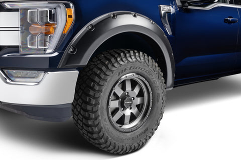Bushwacker 2021 Ford F-150 (Excl. Lightning) Pocket Style Flares 4pc - Black - 20963-02
