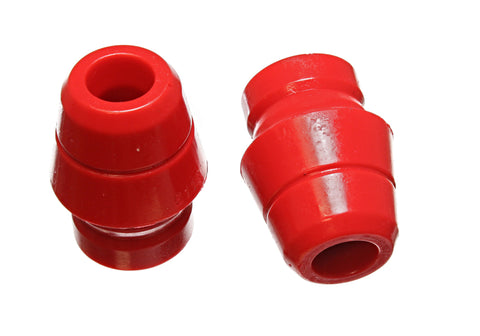 Energy Suspension 97-06 Jeep Wrangler YJ/TJ Red Front Bump Stop Set (Set of 2) - 2.9101R
