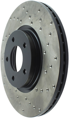 StopTech 07-09 Mazda 3 Left Front Drilled Rotors - 128.45078L