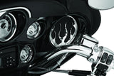 Kuryakyn Flame Speaker Grills Chrome - 3788