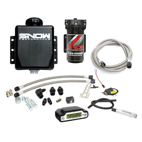 Snow Performance Stg 3 Boost Cooler DI 2D MAP Prog. Water Injection Kit (SS Braided Line & 4AN) - SNO-320-BRD