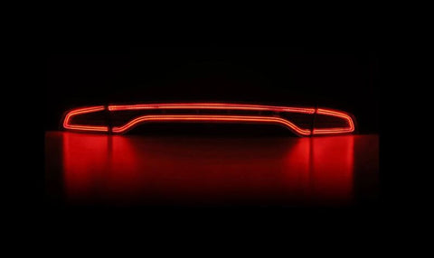 AlphaRex 15-23 Dodge Charger NOVA-Series Prismatic LED Tail Lights Black - 642010