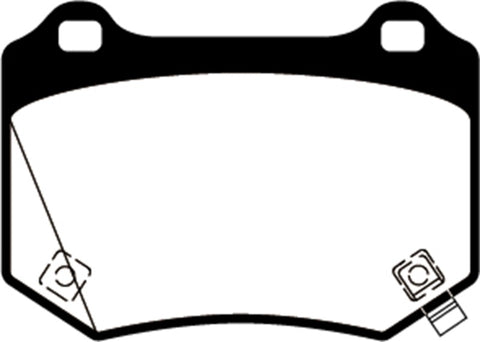 EBC 18+ WRX STI Yellowstuff Rear Brake Pads - DP42361R