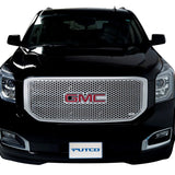 Putco 01-02 GMC Sierra HD w/ Logo CutOut Punch Stainless Steel Grilles - 84110