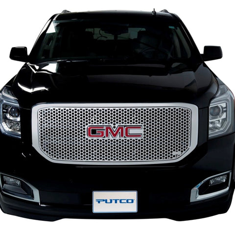 Putco 07-14 GMC Yukon XL Bumper Grille Punch Stainless Steel Grilles - 84160