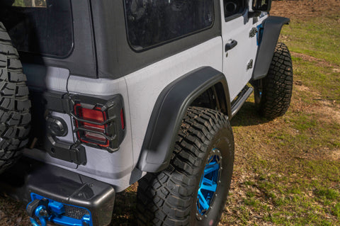 Rugged Ridge Max Terrain Fender Flare Set F & R 18-22 Jeep Wrangler JL - 11640.51