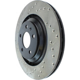 StopTech 07-10 Audi S6 Drilled Right Rear CRYO Rotor - 128.33117CR