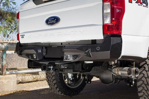 Addictive Desert Designs 17-18 Ford F-250 Raptor Stealth Fighter Rear Bumper w/ Backup Sensor Cutout - R161231280103