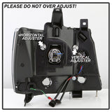 Spyder 07-14 Chevy Suburban/1500/2500/Tahoe V2 Projector Headlights All Blk PRO-YD-CSUB07V2-DRL-BKV2 - 5085986