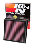 K&N Replacement Panel Air Filter for 11-14 Jeep Grand Cherokee 3.0L V6 Diesel - 33-3029