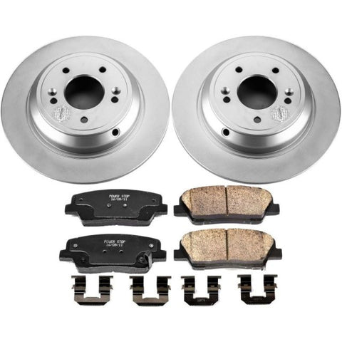 Power Stop 2009 Hyundai Genesis Rear Z17 Evolution Geomet Coated Brake Kit - CRK5847