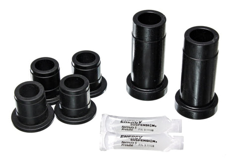 Energy Suspension 79-83 Toyota Pickup 2WD excl T-100/Tundra Black Front Upper&Lower Control Arm Bush - 8.3102G