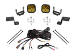 Diode Dynamics 21-22 Ford F-150 SS3 Stage Series Backlit Ditch Light Kit - Yellow Pro Combo - DD7372