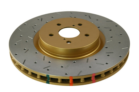 DBA 04-12 Subaru STi/2017 BRZ w/Perf. Pkg. 10 Stud Hole Front Drilled & Slotted 4000 Series Rotor - 4654XS-10