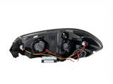 ANZO 2006-2007 Chevrolet Monte Carlo Projector Headlights w/ Halo Black - 121236