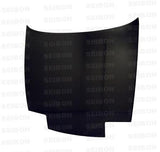 Seibon 89-94 Nissan 180SX/240SX OEM Carbon Fiber Hood - HD8994NS240-OE
