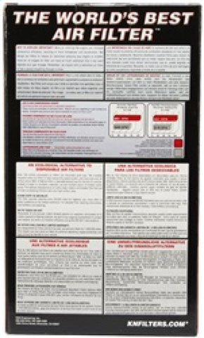 K&N Universal Tapered Filter 3.5in Flange ID x 5.5in Base OD x 4in Top OD x 8in Height - RU-1045