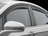 WeatherTech 13+ Ford Fusion Front and Rear Side Window Deflectors - Dark Smoke - 82732