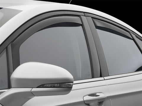 WeatherTech 13+ Ford Fusion Front and Rear Side Window Deflectors - Dark Smoke - 82732