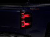 Raxiom 14-18 Chevrolet Silverado 1500 LED Taillights w/ SEQL Turn Signals- Blk Housing (Clear Lens) - S114457