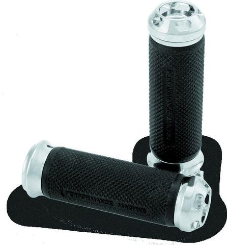 Performance Machine Handle Grip Set - Apex TBW - Chrome - 0063-2044-CH