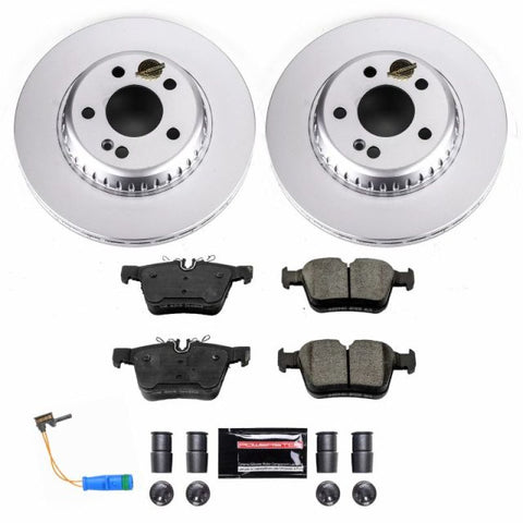 Power Stop 2018 Mercedes-Benz C350e Rear Z23 Evolution Sport Coated Brake Kit - CRK8047