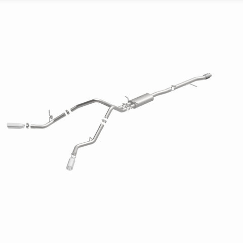 Magnaflow 14 Chev Silverado V8 5.3L CC/EC Cab Dual Split Behind Rear Tires Exit SS Cat Back Perf Exh - 15269