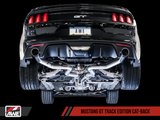 AWE Tuning S550 Mustang GT Cat-back Exhaust - Track Edition (Chrome Silver Tips) - 3020-32028