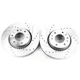 Power Stop 04-07 Buick Rainier Front Evolution Drilled & Slotted Rotors - Pair - AR8650XPR