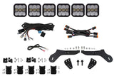 Diode Dynamics 17-20 Ford Raptor SS5 Grille CrossLink Lightbar Kit - Pro White Combo - DD7337