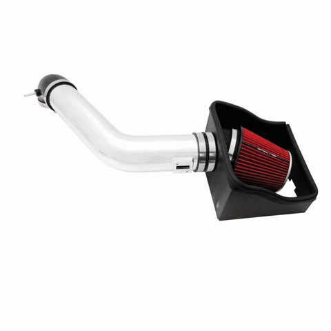 Spectre 09-10 Ford F150 V8-5.4L F/I Air Intake Kit - Polished w/Red Filter - 9970