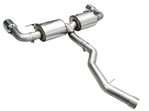 AWE Tuning 19-23 BMW 330i / 21-23 BMW 430i Base G2X Touring Axle-Back Exhaust - Chrome Silver - 3015-32429