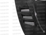 Seibon 04-08 Mazda RX8 TS Carbon Fiber Hood - HD0405MZRX8-TS