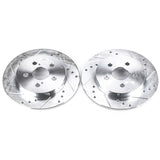 Power Stop 11-13 Lexus CT200h Rear Evolution Drilled & Slotted Rotors - Pair - JBR1362XPR