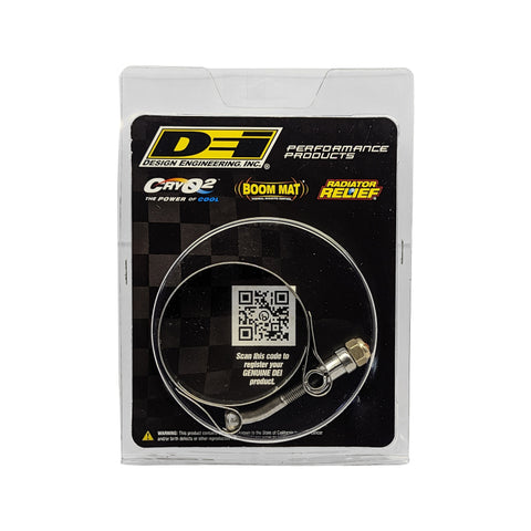 DEI Stainless Clamp 2.25in to 2.56in - Wide Band Clamp 1 per pack - 10214