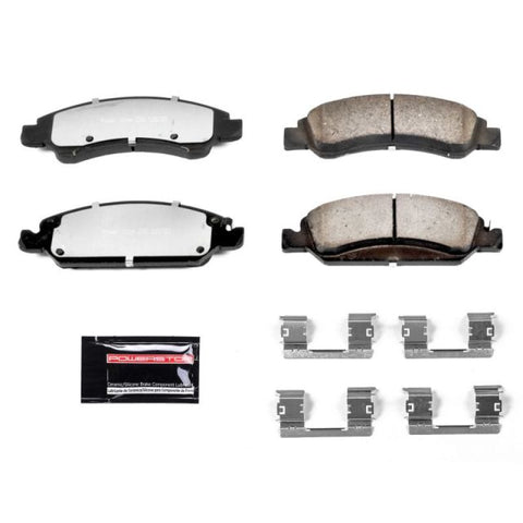 Power Stop 08-19 Cadillac Escalade Front Z36 Truck & Tow Brake Pads w/Hardware - Z36-1363