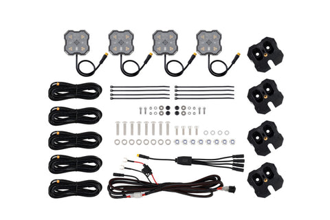Diode Dynamics Roof Rack Scene Light Dual Color - Amber/White - Kit - DD8911