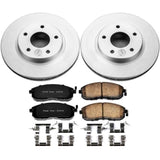 Power Stop 99-01 Nissan Maxima Front Z17 Evolution Geomet Coated Brake Kit - CRK3137