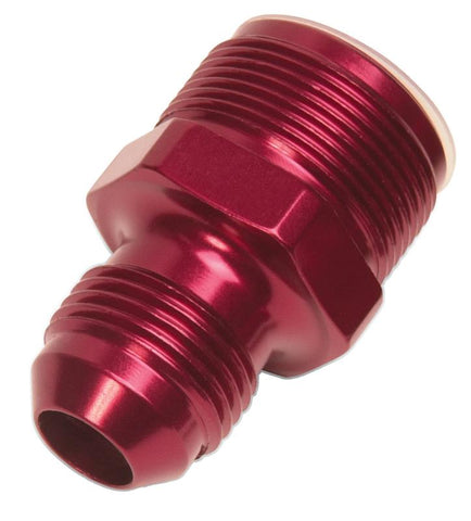 Russell Performance 1in-20 x 8 AN Male Flare Adapter (66-89 Edelbrock Q-Jets/75-89 Stock Q-Jets) - 640350