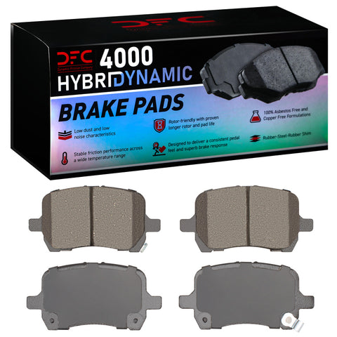 DFC 04-12 Saturn Sky Front 4000 Hybridynamic Brake Pads - 4000-1028-00